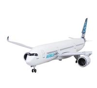 ZXGGASG 47cm 1/142 Scale Model Aircraft For A350 Prototype XWB Aviation With Lights And Wheels Diecast Finished Playkits(Light version)