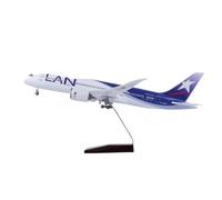 ZXGGASG 47CM For Chile LAN B787 Aviation Aircraft Model Toy 1/130 Diecast Finished Kit Collectible Planetoy Set(No light version)