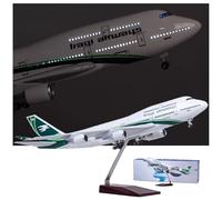 ZXGGASG Aircraft B747-400 Iraqi Airline Plane Airplane Simulation Of Civil Aviation Airliner 1/150 Scale 18.5“ Airlines Ornament Resin Model For Collection(Light)
