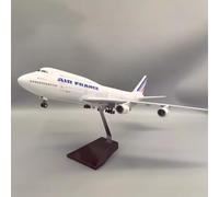 ZXGGASG Airplane Concorde Air France/British Aircraft Model Jet Plane Collectibles Resin with wheels Diecast for Collection(1/150 French B747)