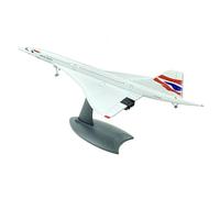 ZXGGASG Airplane Concorde Air France/British Aircraft Model Jet Plane Collectibles Resin with wheels Diecast for Collection(1/200 British Airways)