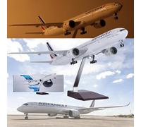 ZXGGASG Airplane Concorde Air France/British Aircraft Model Jet Plane Collectibles Resin with wheels Diecast for Collection(1/157 French B777)