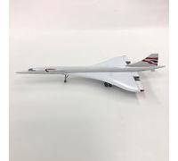 ZXGGASG Airplane Concorde Air France/British Aircraft Model Jet Plane Collectibles Resin with wheels Diecast for Collection(1/400 British Airways)