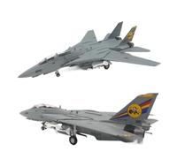 ZXGGASG Airplane Toy 1:72 For Scale Die-Cast F-14D Bomb Vf-31 Cat Squadron Hunting Model Static Finished Product Variable Sweep Wing 7194 Military Collectible Display Gift For Aviation Enthusia