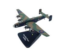 ZXGGASG Airplane Toy Classic Vintage Fighter Aircraft 1:144 For Scale Halifax Bomber Die-cast Metal Static Airplane Military Display Model Hobbyist Collection Or Gift For Aviation Enthusiast Gift