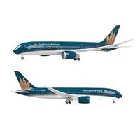 ZXGGASG Airplane Toy Scale 1/130 For 47cm Aviation 787 B787 Dreamliner Vietnam Airlines Model Diecast Plane Airliner Display W Standable Airplane Exhibición Escritorio For Aviation Enthusiast G