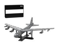 ZXGGASG B-52 Stratofortress Bomber, with Stand, Military Aeroplane Clamping Building Blocks Model Kit Air Force Fighter Plane Technology Set, Combat Gift for Children and Adults (1722 Pieces)