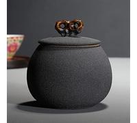 ZXGGASG Black White Pet Urn Burial Jar Bottle Box Paradise Remains Souvenir Decorations Cremation Dog Cat Bird Pet Companionship Animal Urn(1)