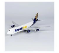 ZXGGASG Decorated airplane 1:400 For Atlas Air B747-8F Die-cast Collection Commemoration