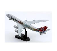 ZXGGASG Decorated airplane 1:400 For Cargolux Interactive Series B747-8F Die-cast Commemorative Gifts