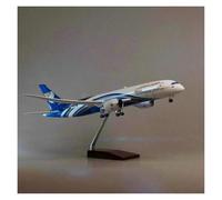 ZXGGASG Die-cast Metal Aircraft 1/130 43cm For Jet Resin Aircraft Model Dream Oman B787 Model (with And Wheels) Suitable Collectib For Collection And Display(With light)