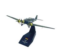 ZXGGASG Die-cast Metal Aircraft 1/144 Scale For German JU-52 Transport Airplane Model Aircraft Display Collection For Collection And Display