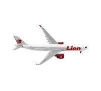 ZXGGASG Die-cast Metal Aircraft 1/400 For Indonesian Lion Air Passenger A330-900NEO PK-LEI Material Aircraft Model Collection For Collection And Display