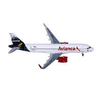 ZXGGASG Die-cast Metal Aircraft 1:400 Scale For Avianca A320neo N776AV Aviation Avion Metal Miniatures Airplane Model For Collection And Display