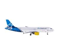 ZXGGASG Die-cast Metal Aircraft 1:400 Scale Transat A320 Diecast Aviation Avion Real Painting Civil Aviation Airplane Model For Collection And Display