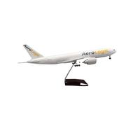 ZXGGASG Die-cast Metal Aircraft 43cm 1/142 Scale Model Airplane For B777-200 Aerologic Airlines Transport Aircraft Diecast Resin No Lamp For Collection And Display