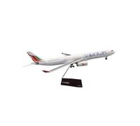 ZXGGASG Die-cast Metal Aircraft 47CM For Sri Lankan A330 Model W Landing Gear Wheel Light Resin Aircraft Series Decorate For Family And Friends For Collection And Display(No light)