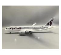 ZXGGASG Die-cast Metal Aircraft Airplane Model Toy 47CM For QATAR Air Airline B787 Dreamliner 1/130 Resin Replica Collection For Collection And Display(With light)