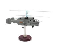 ZXGGASG Die-cast Metal Aircraft Diecast 1/32 Scale KA-28 Shipborne Helicopter Ka28 Aircraft Simulation Model Card Decoration For Collection And Display