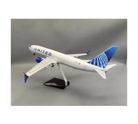 ZXGGASG Die-cast Metal Aircraft For 737Max 47CM Scale Plane Model With Landing Kits To Build For Ornaments For Collection And Display(With light)