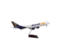 ZXGGASG Die-cast Metal Aircraft For 747 Atlas 1:150 Scale 47cm B747 Plane Model Kits Build Airplanes Decoration Hobby For Collection And Display