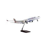 ZXGGASG Die-cast Metal Aircraft For A330 Sri Lankan Plane Model 47cm 1:135 With Light &Wheels Resin Diecast Toy Collected For Collection And Display(No light)