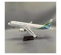 ZXGGASG Die-cast Metal Aircraft Plane Toy 47CM 1/142 For A320 Mission Hills Cambodia Airplane Model Resinor Collection For Collection And Display(With light)