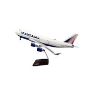 ZXGGASG Die-cast Metal Aircraft Scale 47CM For Intercontinental B747 1:130 Airplane Model Working Lights Aviation Enthusiast Ornaments For Collection And Display(No light)
