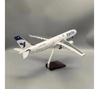 ZXGGASG Die-cast Metal Aircraft Toy Plane 47cm For A330 Model Iran W Landing Gear Wheels Lights Resin Aircraft Collectible Toy Model Plane For Collection And Display(With light)