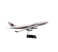 ZXGGASG Diecast Airplane Toys 1/157 Scale B747 Malaysia Aircraft Model Miniature Plane Airplanes Static Display For Collection And Display(No light)