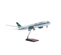 ZXGGASG Diecast Airplane Toys 47cm Saudi Arabian Model B787 Dreamliner Resin Replica Miniature Plane Collected Static Display Aircraft For Collection And Display(No light)