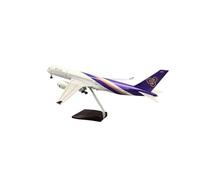 ZXGGASG Diecast Toys 47CM A350 Thailand Airplane Model Collectible Display Models Desktop Aircraft For Collection(With light)