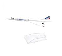 ZXGGASG For Air France Boeing Diecast Metal 1/400 Scale Model Aircraft Toy Airplane Kids Gift single plane(French Concorde)