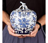 ZXGGASG For Cremation Pet Ashes Holder Keepsake Memory Pal Ashes Ceramic Urn Casket Ceramic Funeral Ashes Urns Animal Urn