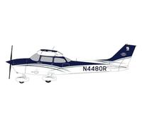 ZXGGASG GGCES016 General Aviation Cess na 172 N4480R 1:72 Scale Model AIrcraft Blue and White
