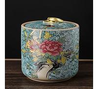 ZXGGASG Handmade Ceramics Chinese Style Cremation Urn For Human Or Pet Ashes Cats Dogs Animals Reptiles Ceramic Cremation Urns Animal Urn(1)