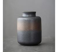 ZXGGASG Large Urns For Human Ashes Funeral Ceramics Pet Urns Ash Holder Sealed Cremation Adult Keepsake Loving Memorial Souvenirs Gift 82501 Animal Urn(Black,S)