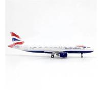 ZXGGASG Model Airplane For C0006 British Airways A320 G-BUS Die Casting 1:400 Scale Aircraft Simulation Finished Souvenir Collection Snap-Fit Model