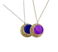 ZXGGASG New 2024 Anime The Owl House Necklace Amity Moon Cosplay Pendant Unisex Choker Cute Fashion Jewelry Accessories Gifts Fashion Accessories Creative Gift