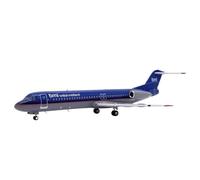 ZXGGASG planes For Scale British Midland Fokker 100 G-BXWF Alloy Metal Aircraft Model Finished Collectible toy airplane kit