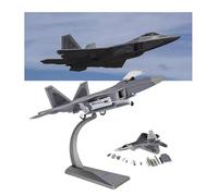 ZXGGASG Raptor USA F-22 Fighter Jet Static TY FW Display Airplane Model - US Air Force Collectible plane Crafted Military Aircraft for Enthusiasts Desktop Decoration