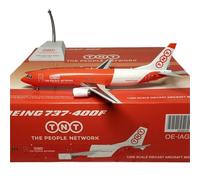ZXGGASG Replica Aircraft Models 1:200 18CM Luxury Scale Aircraft Collectible Model For TNT Cargo B737-400F OE-IAG Static Display Airplanes Miniature Airplane Model