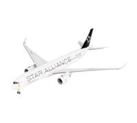 ZXGGASG Replica Aircraft Models 16CM 1/400 Scale Miniature Model Collectible Airplane For Ethiopian A350-900 -AYN Starry Aircraft Replica Miniature Airplane Model