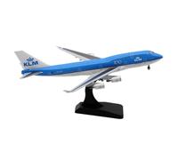 ZXGGASG Replica Aircraft Models 17CM 1/400 Large Scale Die-cast Airplane For KLM For B747-400 PH-BFG Static Model Aircraft Collectible Miniature Airplane Model