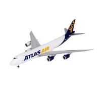 ZXGGASG Replica Aircraft Models 19CM 1/400 Scale Finished Aircraft Die-cast Model For Atlas Air B747-8F N856GT Airplane For Aviation Fans Miniature Airplane Model