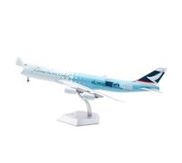 ZXGGASG Replica Aircraft Models 38CM 1/200 Scale Miniature Model Collectible Airplane For Cathay Pacific B747-8F B-LJA Metal Aircraft Replica Miniature Airplane Model(Door can opened)