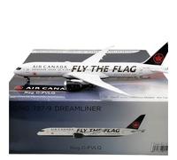 ZXGGASG Replica Aircraft Models Scale Highly Detailed Aircraft Model 1:400 15CM For Canada Air B787-9 C-FVLQ FLY THE FLAG Airplane Miniature Miniature Airplane Model