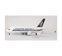 ZXGGASG Static aircraft model 1/160 For Singapore Airlines A380 Aircraft Model Diecast Resin Scale Plane Model Business Gifts(No light)