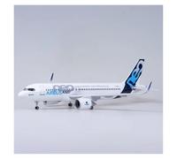 ZXGGASG Static aircraft model 47cm 1/80 For A320 Airlines Aircraft Model Diecast Resin Scale Plane Model Business Gifts(No light)