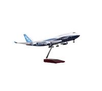 ZXGGASG Toys 1:150 Scale Diecast Model Civil Airliner Prototype B747 Resin Airplane Decoration Static Aircraft For Collection And Display(With light)
